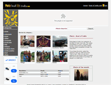 Tablet Screenshot of photo.beatofindia.com