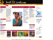 Tablet Screenshot of beatofindia.com